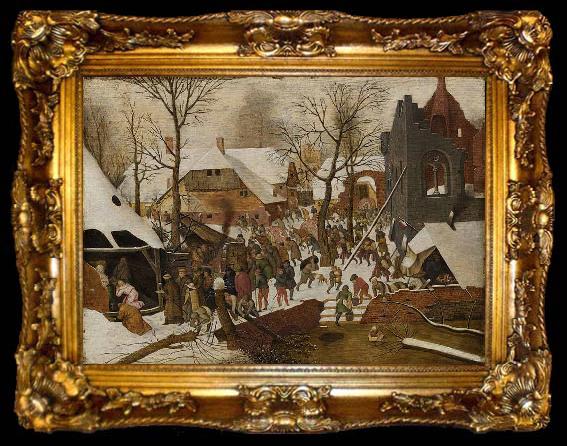 framed  Pieter Brueghel the Younger The Adoration of the Magi, ta009-2
