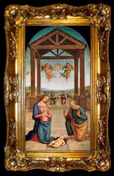 framed  Pietro Perugino Nativity, ta009-2