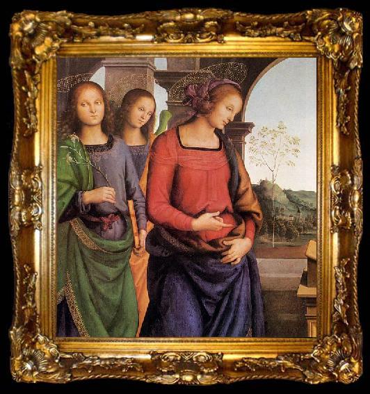framed  Pietro Perugino The Vision of St Bernard, ta009-2