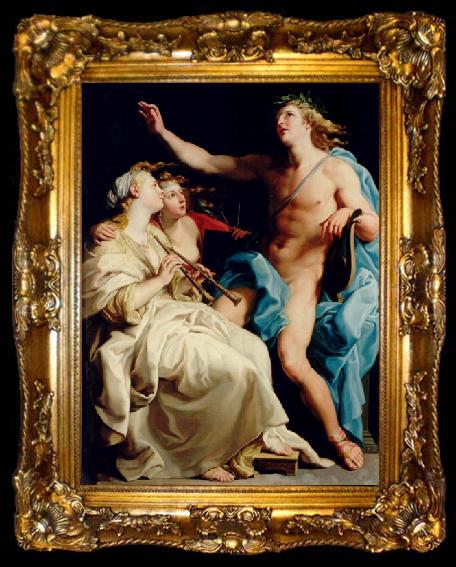 framed  Pompeo Batoni Apollo and two Muses, ta009-2