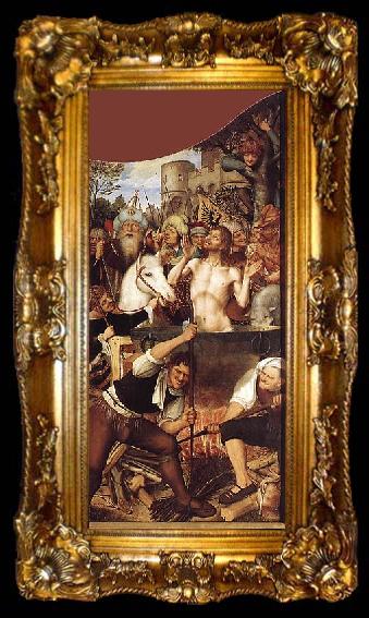 framed  Quentin Matsys St John Altarpiece, ta009-2