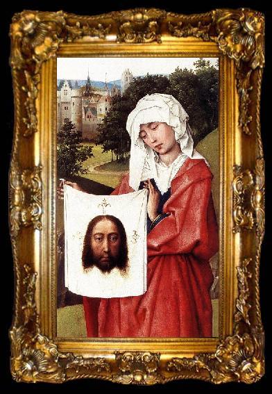 framed  Rogier van der Weyden Crucifixion Triptych, ta009-2