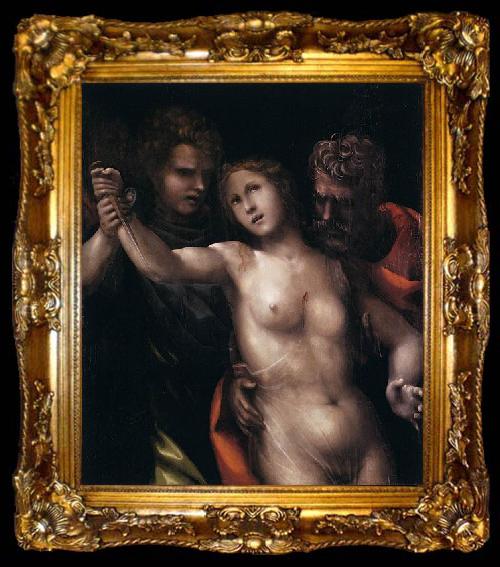 framed  SODOMA, Il The Death of Lucretia, ta009-2