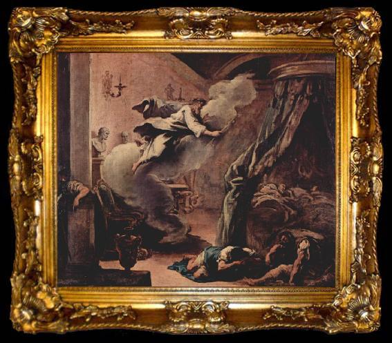 framed  Sebastiano Ricci Der Traum des Esculapius, ta009-2
