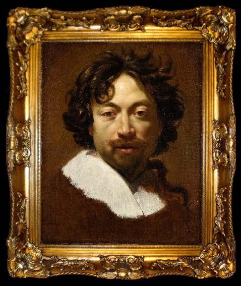 framed  Simon Vouet Self-portrait, ta009-2