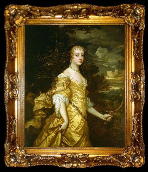 framed  Sir Peter Lely Duchess of Richmond and Lennox, ta009-2