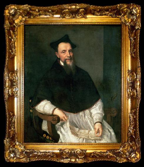 framed  Titian Ritratto di Ludovico Beccadelli, ta009-2