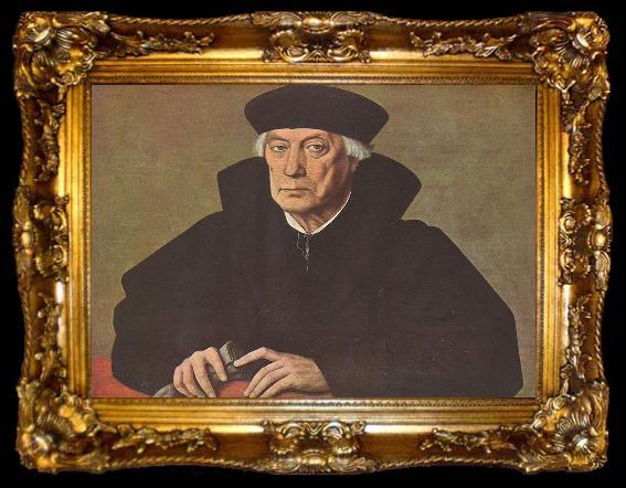 framed  VERSPRONCK, Jan Cornelisz Portrait des Kanzlers Jehan Carondelet, ta009-2