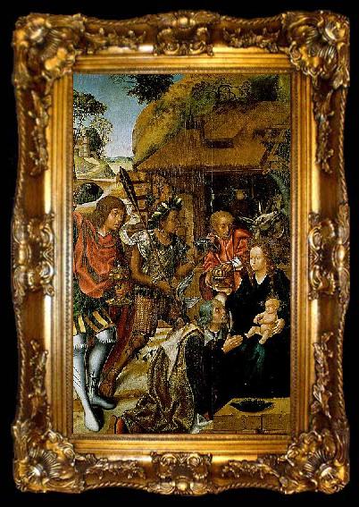 framed  Vasco Fernandes The Adoration of the Magi, ta009-2