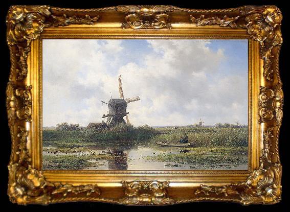 framed  Willem Roelofs In t Gein bij Abcoude., ta009-2