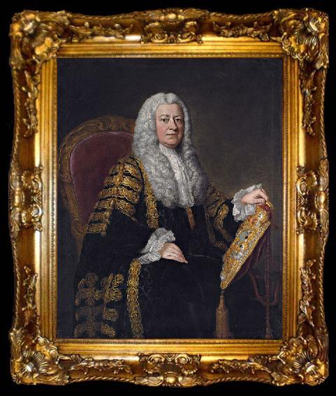 framed  William Hoare Philip Yorke, 1st Earl of Hardwicke, ta009-2