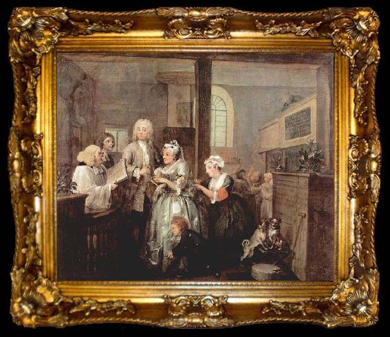 framed  William Hogarth A Rake