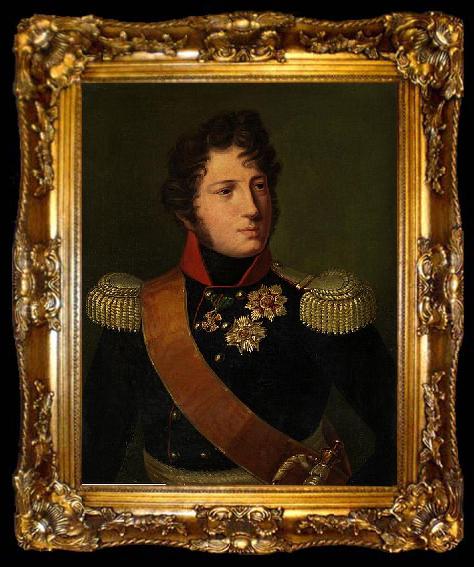 framed  unknow artist Portrait of Grand Duke Leopold of Baden, ta009-2