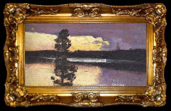 framed  Akseli Gallen-Kallela Sunset, ta009-2