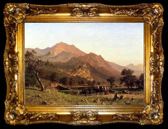 framed  Albert Bierstadt Rocca de Secca, ta009-2