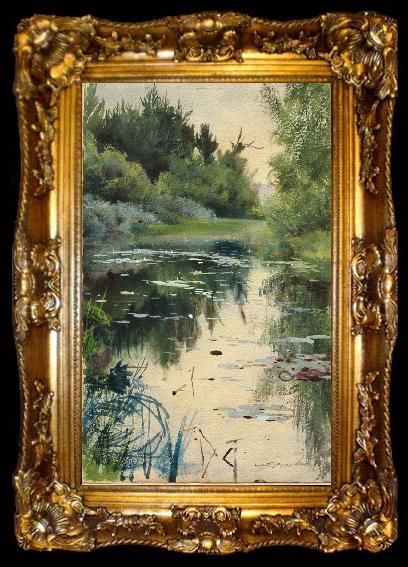 framed  Anders Zorn Landscape Study, ta009-2