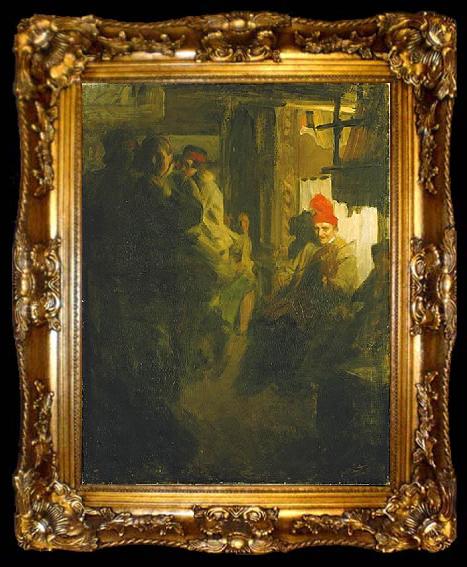 framed  Anders Zorn Dance in Gopsmor, ta009-2