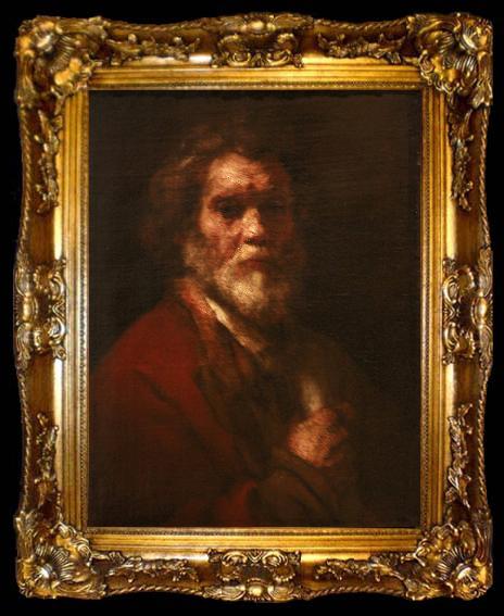 framed  BRAMANTE Portrait of a man, ta009-2