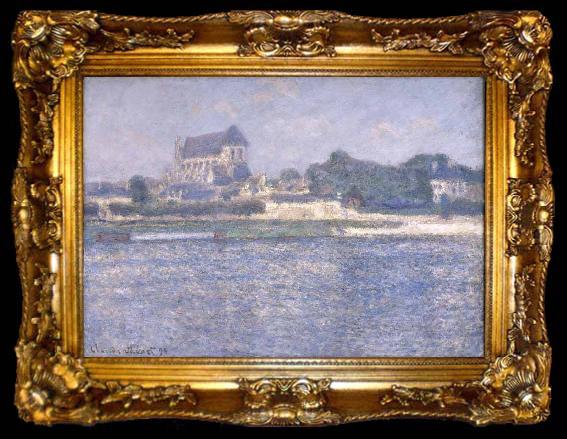 framed  Claude Monet Church at Vernon, ta009-2