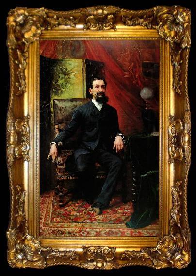 framed  Cristobal Rojas Retrato del Presidente Rojas Paul, ta009-2