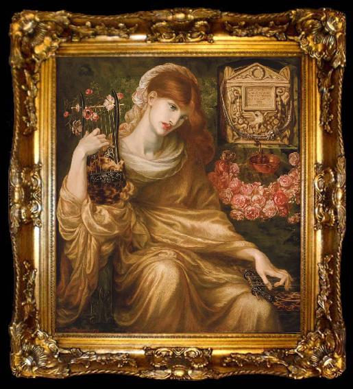framed  Dante Gabriel Rossetti La viuda romana, ta009-2