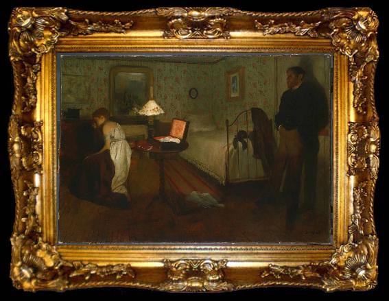 framed  Edgar Degas Interior, ta009-2
