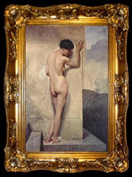 framed  Francesco Hayez Weiblicher Akt, ta009-2
