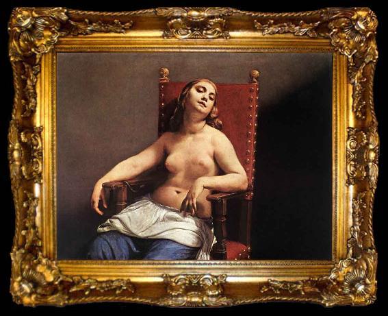 framed  Guido Cagnacci La morte di Cleopatra, ta009-2