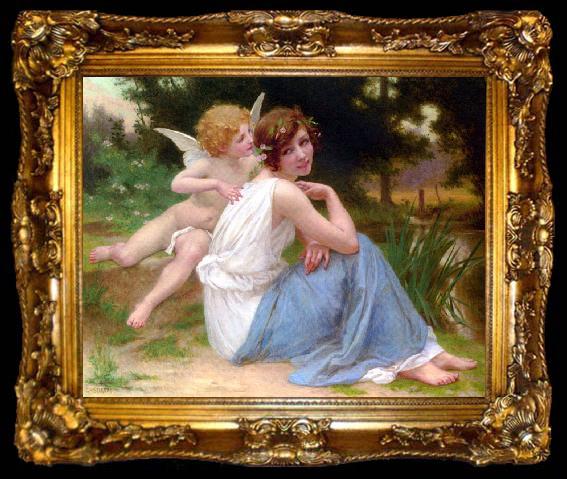 framed  Guillaume Seignac Cupid and Psyche, ta009-2