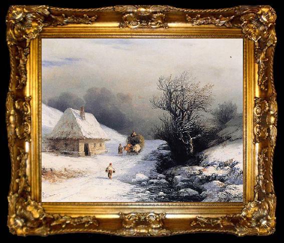 framed  Ivan Aivazovsky Material and Dimensions, ta009-2