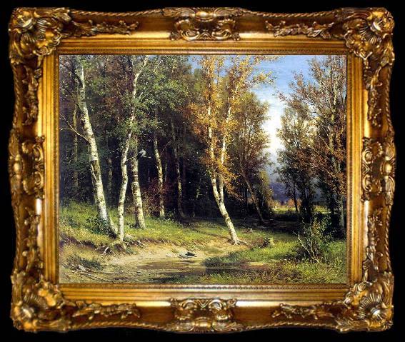 framed  Ivan Shishkin Forest Before Thunderstorm, ta009-2