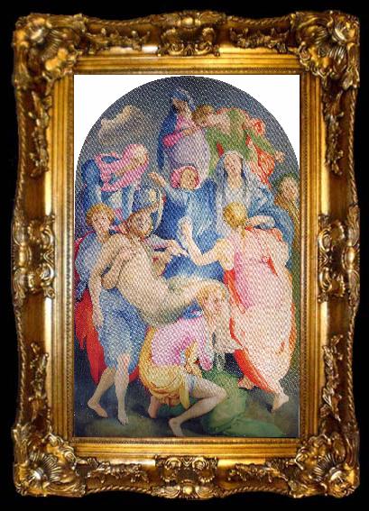 framed  Jacopo Pontormo Deposition from the Cross, ta009-2