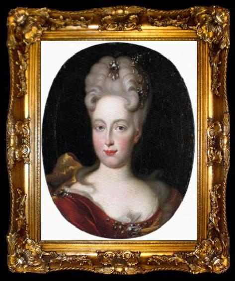 framed  Jan Frans van Douven Portrait of Anna Maria Luisa de