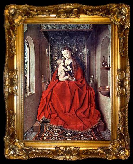 framed  Jan Van Eyck Lucca Madonna, ta009-2