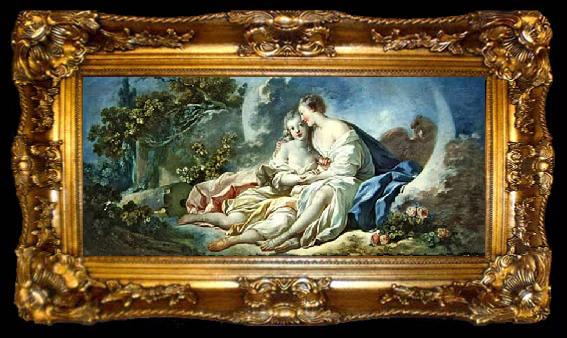 framed  Jean Honore Fragonard Jupiter and Kallisto, ta009-2