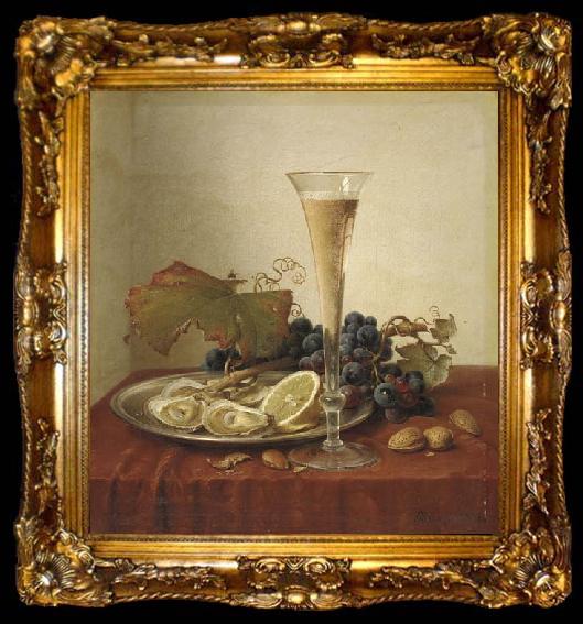 framed  Johann Wilhelm Preyer Grapes, ta009-2