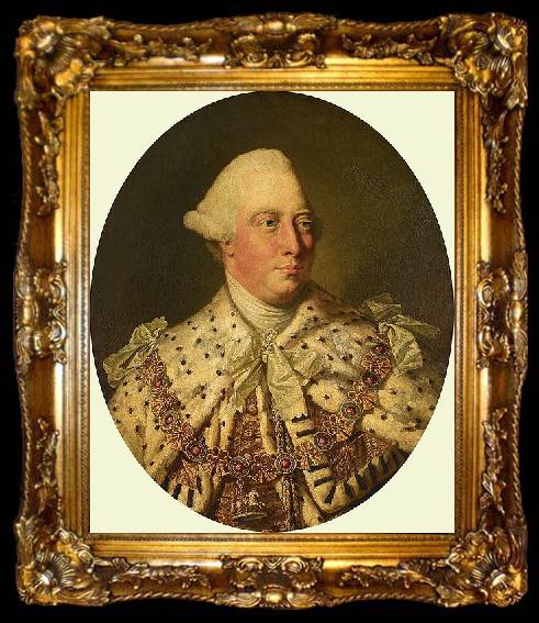 framed  Johann Zoffany George III of the United Kingdom, ta009-2