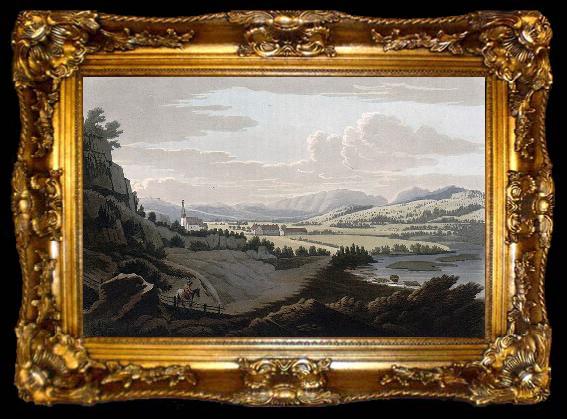 framed  John William Edy Vale of Landvig, ta009-2