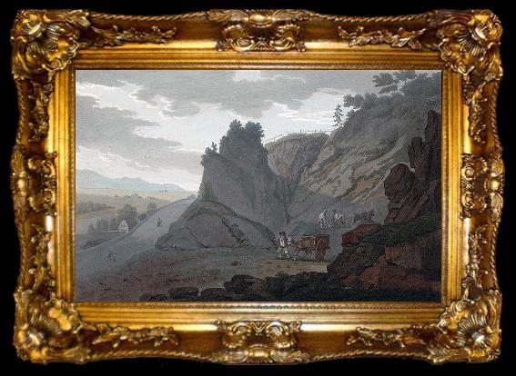 framed  John William Edy Alum Mine at Egeberg, ta009-2