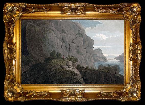 framed  John William Edy Rocks in Heliesund, ta009-2