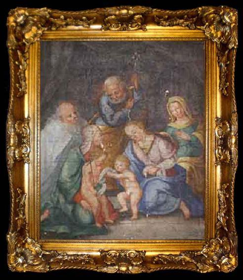 framed  Jurij subic Jezus in Janez Krstnik, ta009-2
