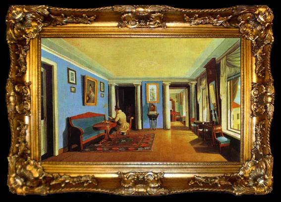 framed  Kapiton Zelentsov Sitting-Room, ta009-2