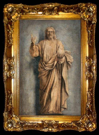 framed  Laurent de la Hyre Christ The Judge, ta009-2
