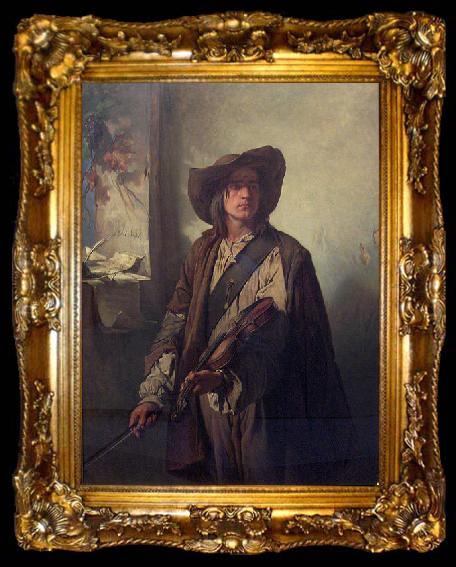 framed  Louis Gallait Art and liberty, ta009-2