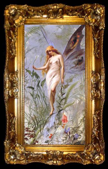 framed  Luis Ricardo Falero Lily Fairy, ta009-2