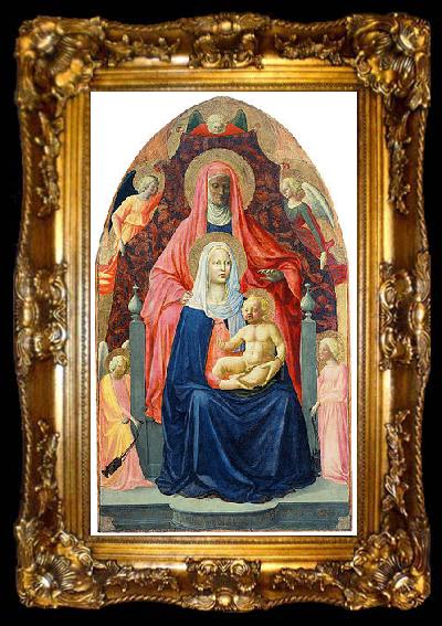 framed  MASACCIO Virgin and Child with Saint Anne, ta009-2