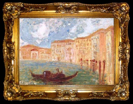 framed  Pedro Figari Venecia, ta009-2