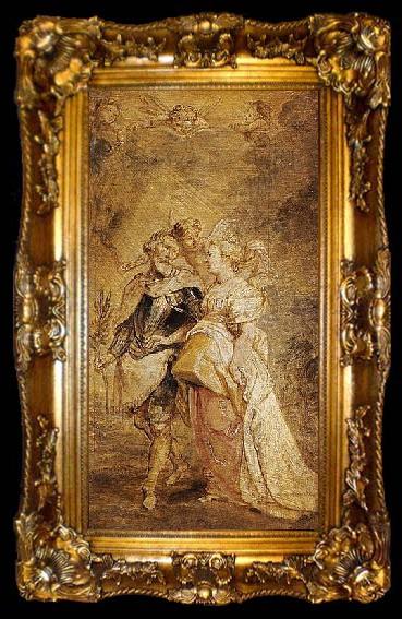 framed  Peter Paul Rubens The Marriage of Henri IV of France and Marie de Medicis, ta009-2