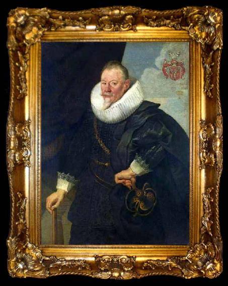 framed  Peter Paul Rubens Portrait of prince Wladyslaw Vasa in Flemish costume, ta009-2