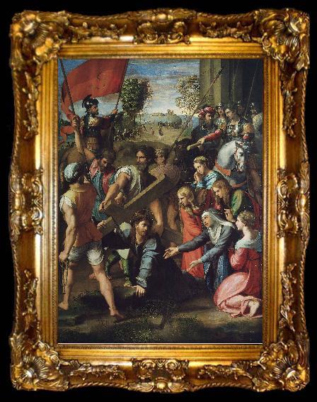 framed  Raphael Christ Falling on the Way to Calvary, ta009-2